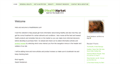 Desktop Screenshot of ihealthmarket.com